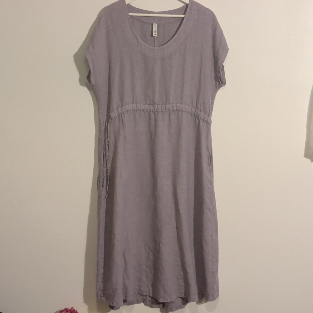 THE GLOBAL MARKET LINEN dress - size small/medium - Picture 6 of 9